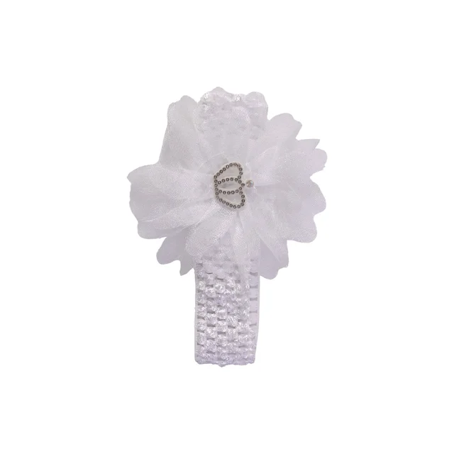 Baby Hair Headband – Soft Elastic Floral Crown Accessory