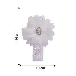 Baby Hair Headband – Soft Elastic Floral Crown Accessory