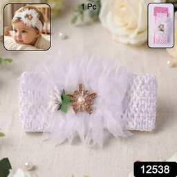 Baby Headband – Comfortable Soft Elastic Floral Design