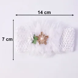 Baby Headband – Comfortable Soft Elastic Floral Design