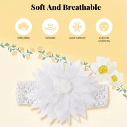 Baby Headband – Soft Elastic Floral Design for Comfort & Style