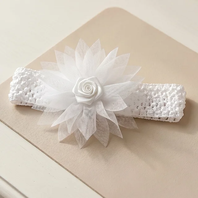 Baby Headband – Soft Elastic Floral Design for Comfort & Style
