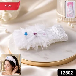 Baby Headband – Soft Elastic Floral Hair Accessory for Infants
