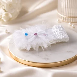 Baby Headband – Soft Elastic Floral Hair Accessory for Infants
