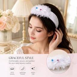 Baby Headband – Soft Elastic Floral Hair Accessory for Infants