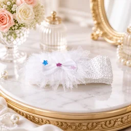 Baby Headband – Soft Elastic Floral Hair Accessory for Infants