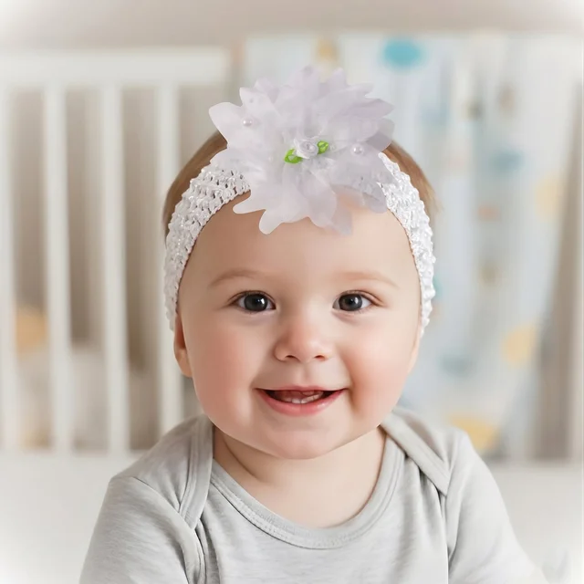 Baby Headbands – Comfortable and Stylish Floral Design for Babies
