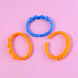Baby Learning Links Set – Safe, Colorful 3-Piece Educational Toy