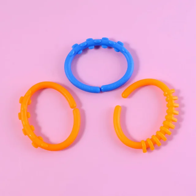 Baby Learning Links Set – Safe, Colorful 3-Piece Educational Toy