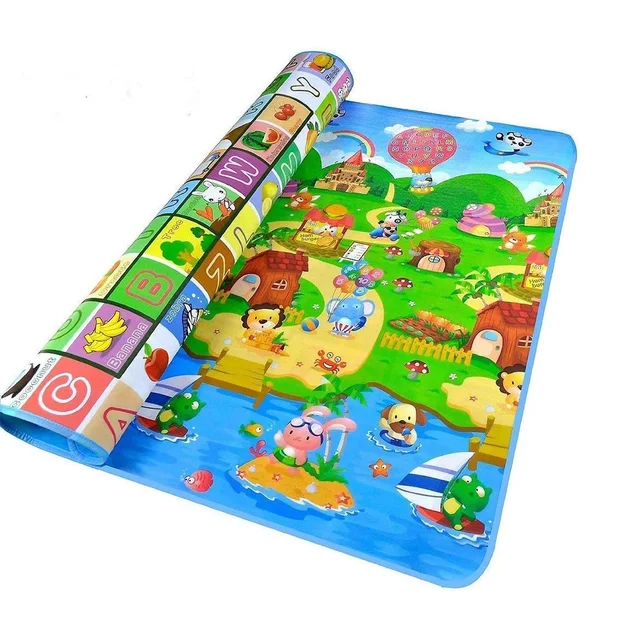 Baby Play Mat – Waterproof Double-Sided 120x180 cm | Mini Bubbles