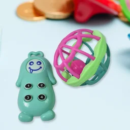 Baby Rattle & Teething Set – 8-Piece Non-Toxic | Aditi