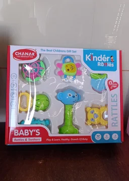 Baby Rattle & Teething Set – 8-Piece Non-Toxic | Aditi