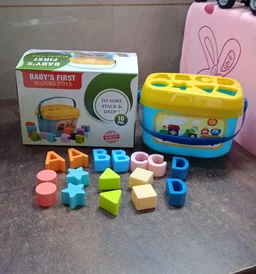 Baby Shape Sorter Toy – Geometric Stacking Blocks | Little Learners