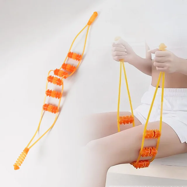 Back Massage Roller Rope – Manual Muscle Relief for Body Pain