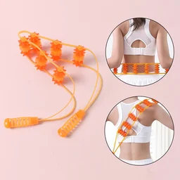 Back Massage Roller Rope – Manual Muscle Relief for Body Pain