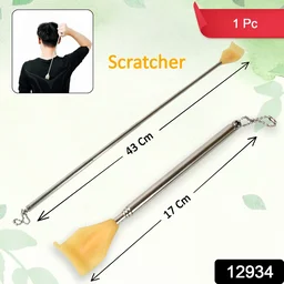 Back Scratcher – Telescoping Stainless Steel for Itch Relief | Velvet Wellness