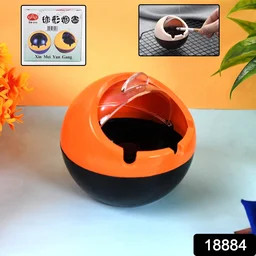 Ball Ashtray with Lid – Windproof Portable PP Plastic Ashtray