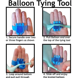 Balloon Tying Tool – Fast & Easy Knotting for Parties | Styleva