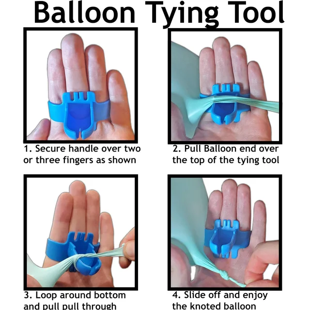 Balloon Tying Tool – Fast & Easy Knotting for Parties | Styleva
