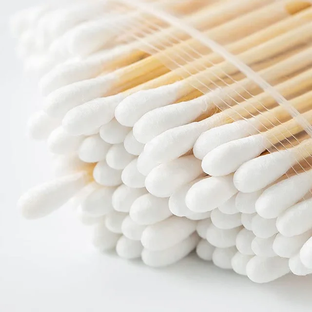 Bamboo Cotton Swabs – Eco-Friendly 20-Pack | Happy Bathers