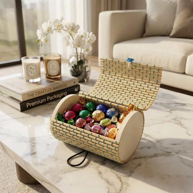 Bamboo Gift Box – Elegant Eco-friendly Favor Container