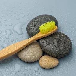 Bamboo Toothbrush – Eco-Friendly Medium Bristles for Gentle Cleaning