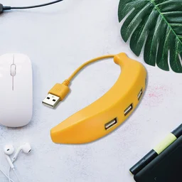 Banana Shape USB Hub – 4-Port 2.0 Splitter | Wiregenix