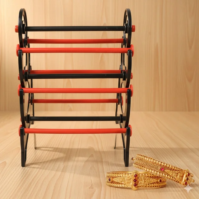 Bangle Stand 3-Tier Jewellery Organizer for Home & Display | Styleva