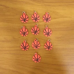 Basketball Keychain Set – Sporty and Stylish Accessories for Keys and Bags