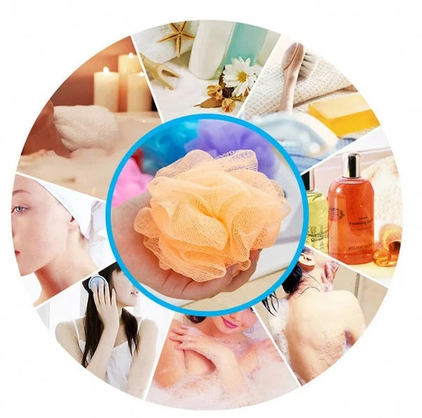 Bath Loofah – Gentle Body Scrubber for Men & Women | Mini Bubbles