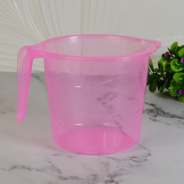 Bath Water Mug – 1200ml Transparent Plastic for Bathroom | Bathora