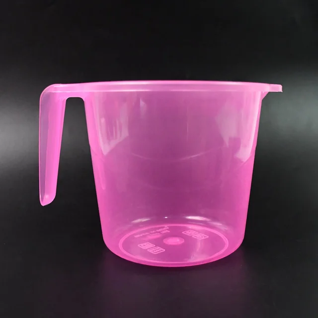 Bath Water Mug – 1200ml Transparent Plastic for Bathroom | Bathora
