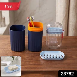 Bathroom Accessories Combo Set – Stylish & Travel-Friendly Organisation
