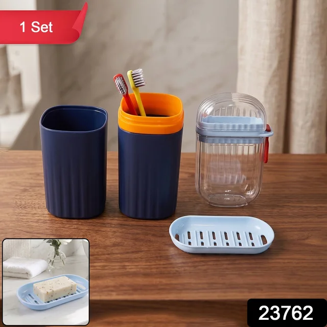 Bathroom Accessories Combo Set – Stylish & Travel-Friendly Organisation