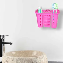 Bathroom Organizer Stand – 4-in-1 Toothbrush Holder | BrushedUp