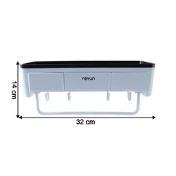 Bathroom Storage Rack – Wall Mounted Multifunctional Organizer