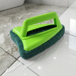 Bathroom Tile Scrubber – Abrasive Head & Handle | Pro Clean