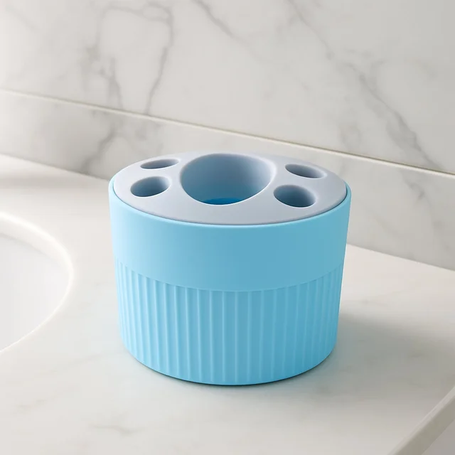 Bathroom Toothbrush Holder Stand – Durable Multipurpose Organizer