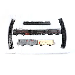 Battery Operated Toy Train Set – 19-Piece Track Playset for Kids