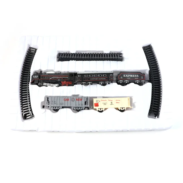 Battery Operated Toy Train Set – 19-Piece Track Playset for Kids
