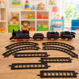 Battery Operated Train Set – Lights & Sounds for Kids' Fun