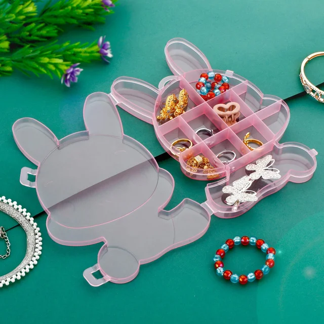 Bear Jewelry Organizer – Clear ABS Plastic Storage Box | Organivo