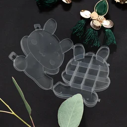 Bear Jewelry Organizer – Clear ABS Plastic Storage Box | Organivo