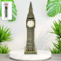 Big Ben Miniature Metal Statue – Elegant Home Decor Accent