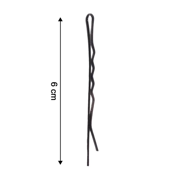 Big Black Hair Bobby Pins – Strong Non-Slip Grip Set of 24