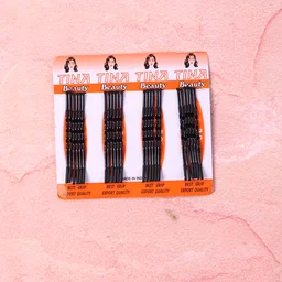 Big Black Hair Bobby Pins – Strong Non-Slip Grip Set of 24