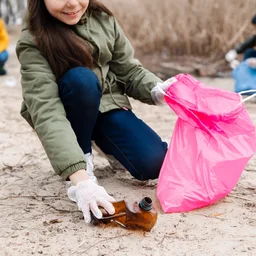 Biodegradable Garbage Bags – Durable Leak-Proof 45x45 cm