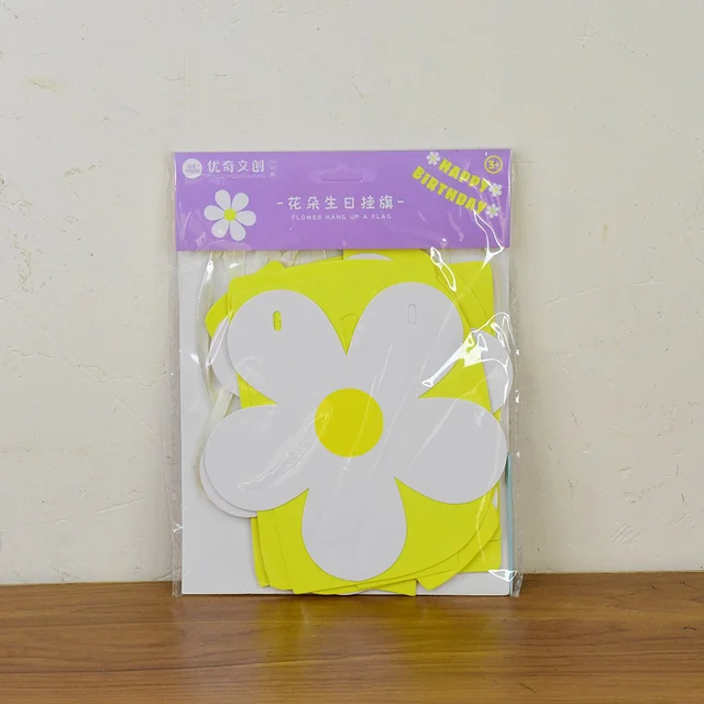 Birthday Banner Set – Vibrant Floral Party Decoration