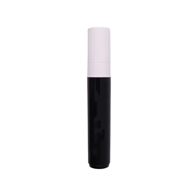 Black Chalk Marker Pen – Liquid Erasable for Chalkboard & Glass