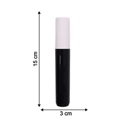 Black Chalk Marker Pen – Liquid Erasable for Chalkboard & Glass